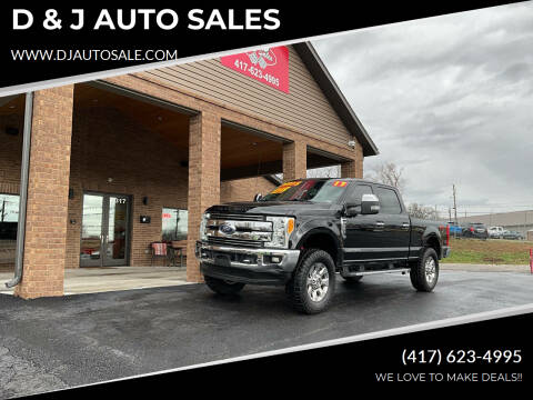 2017 Ford F-350 Super Duty for sale at D & J AUTO SALES in Joplin MO
