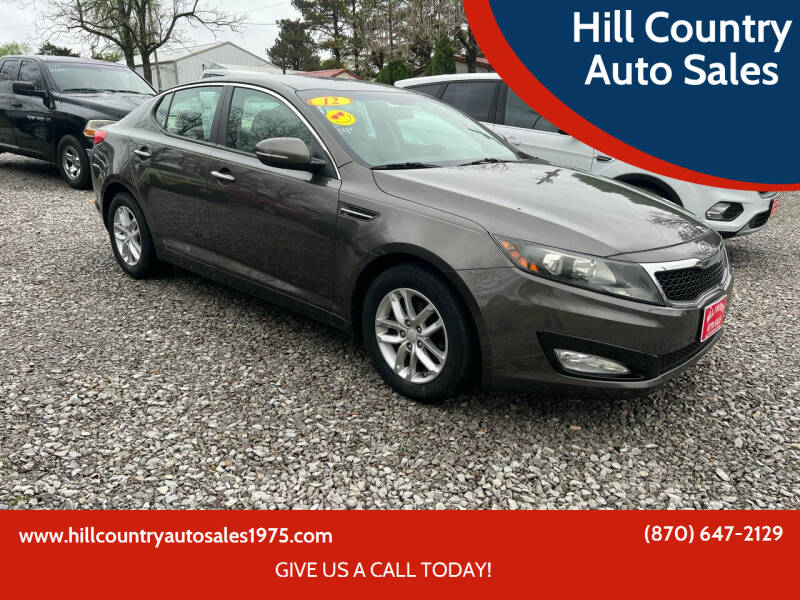 2012 Kia Optima for sale at Hill Country Auto Sales in Maynard AR