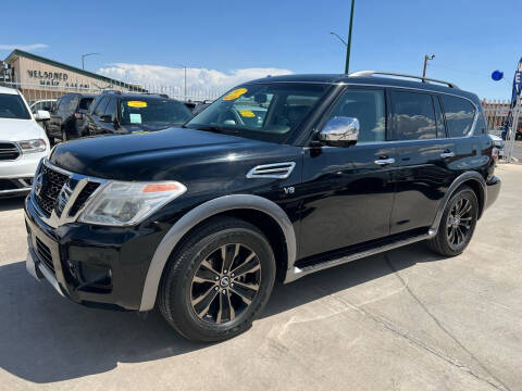 2017 Nissan Armada for sale at Hugo Motors INC in El Paso TX
