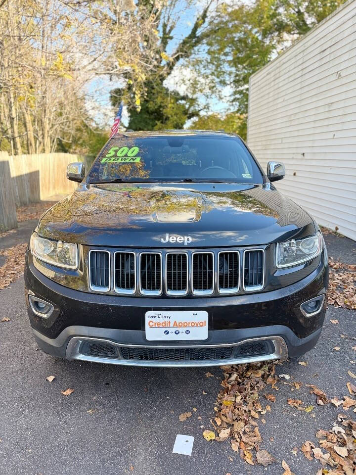 2014 Jeep Grand Cherokee for sale at Joes Blvd Auto Sales in Hopewell, VA