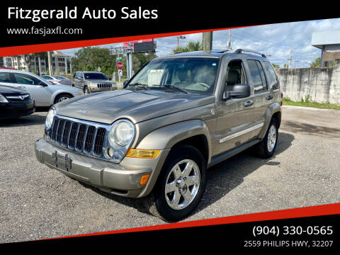2007 Jeep Liberty for sale at Fitzgerald Auto Sales in Jacksonville FL