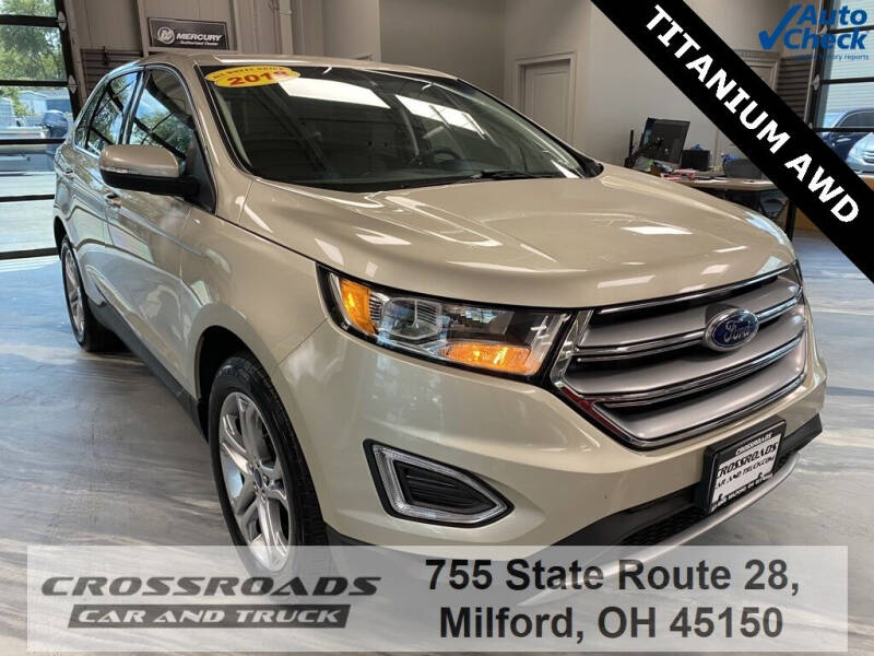 2018 Ford Edge for sale at Crossroads Car & Truck in Milford OH