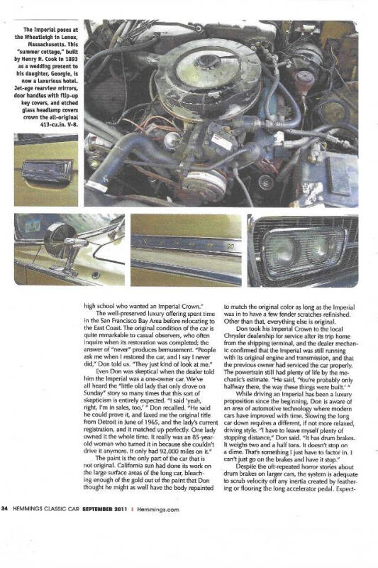 1965 Chrysler Imperial