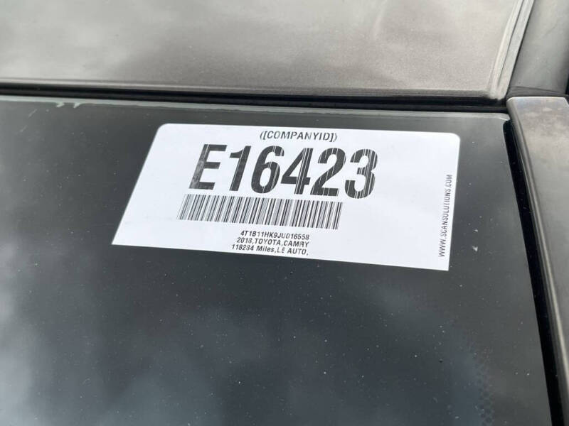 2018 Toyota Camry LE