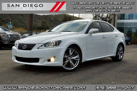 2009 Lexus IS 250 for sale at San Diego Motor Cars LLC in Spring Valley CA