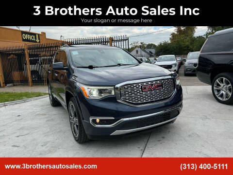 2019 GMC Acadia for sale at 3 Brothers Auto Sales Inc in Detroit MI