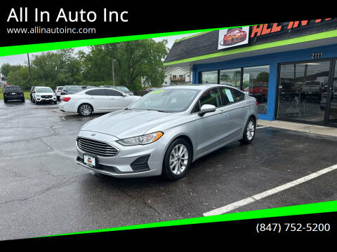 2019 Ford Fusion for sale at All In Auto Inc in Palatine IL
