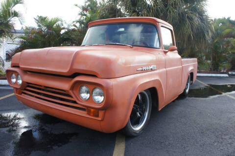 1960 Ford F-100 for sale at Dream Machines USA in Lantana FL