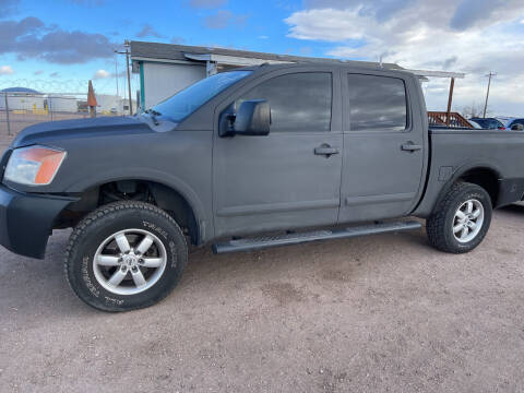 2009 Nissan Titan for sale at PYRAMID MOTORS - Fountain Lot in Fountain CO