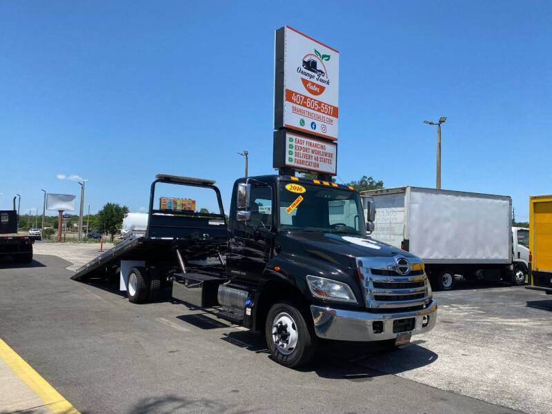 2016 Hino 258 for sale at Orange Truck Sales in Orlando FL