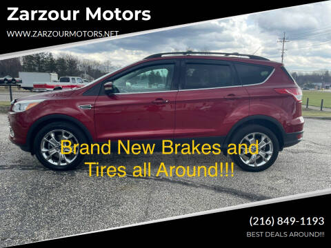 2013 Ford Escape for sale at Zarzour Motors in Chesterland OH
