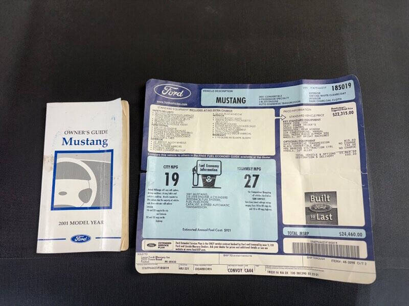 2001 Ford Mustang