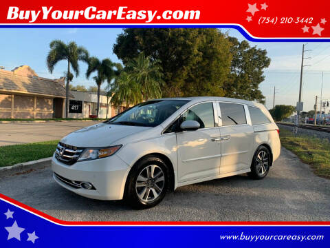 2016 Honda Odyssey for sale at BuyYourCarEasy.com in Hollywood FL