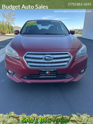 2015 Subaru Legacy for sale at Budget Auto Sales in Carson City NV