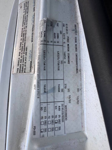 2003 Thor Motor Coach FourWinds 27D