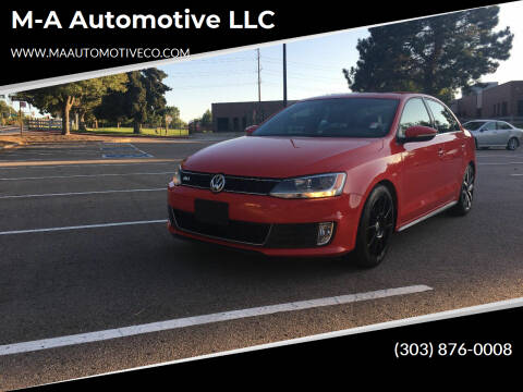 2012 Volkswagen Jetta for sale at M-A Automotive LLC in Aurora CO