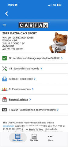 2019 Mazda CX-3 Sport