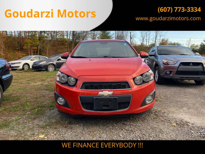 2013 Chevrolet Sonic for sale at Goudarzi Motors in Binghamton NY