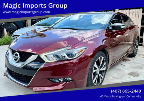 2016 Nissan Maxima for sale at Magic Imports Group in Longwood FL
