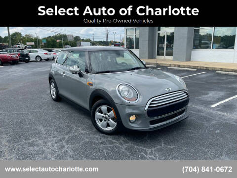 2015 MINI Hardtop 2 Door for sale at Select Auto of Charlotte in Matthews NC