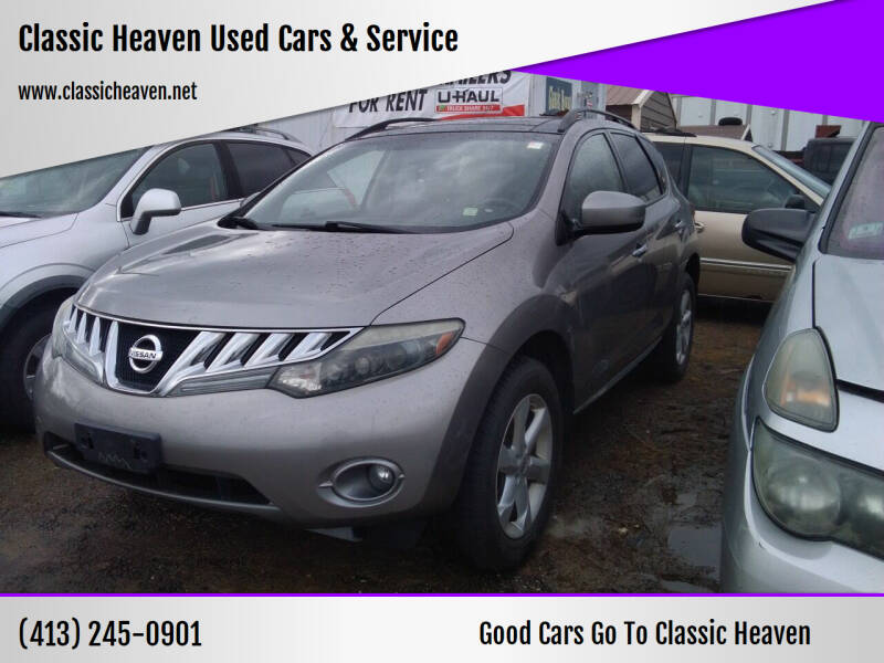 2009 Nissan Murano for sale at Classic Heaven Used Cars & Service in Brimfield MA