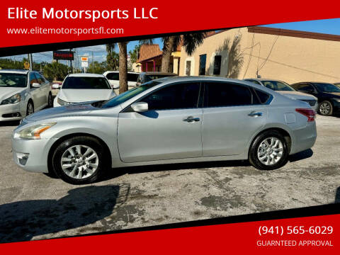 2013 Nissan Altima for sale at Elite Motorsports LLC in Saint Petersburg FL