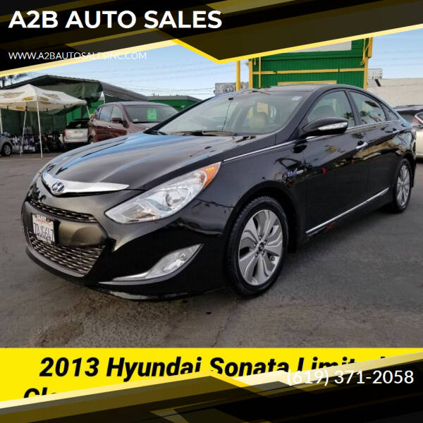 2013 Hyundai Sonata Hybrid for sale at A2B AUTO SALES in Chula Vista CA