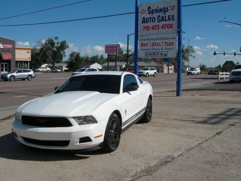 2011 Ford Mustang for sale at Springs Auto Sales in Colorado Springs CO