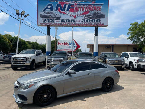 2014 Mercedes-Benz E-Class for sale at ANF AUTO FINANCE in Houston TX
