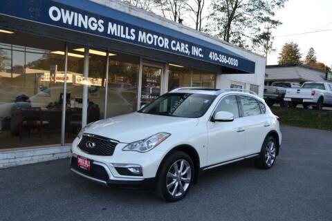 2017 Infiniti QX50 for sale at Owings Mills Motor Cars in Owings Mills MD