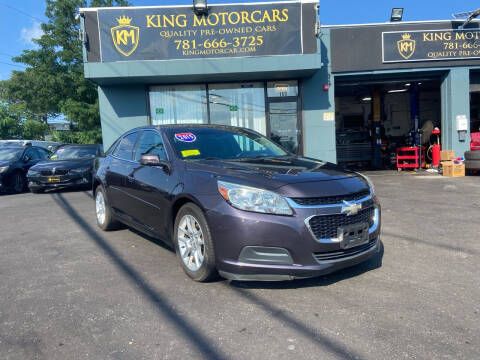 2015 Chevrolet Malibu for sale at King Motor Cars in Saugus MA
