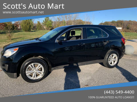 2014 Chevrolet Equinox for sale at Scott's Auto Mart in Dundalk MD