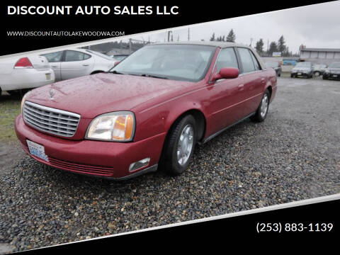 2000 Cadillac DeVille for sale at DISCOUNT AUTO SALES LLC in Spanaway WA