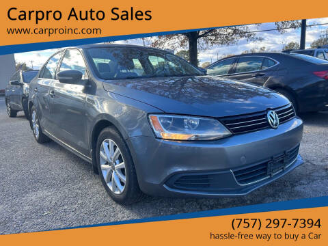 2014 Volkswagen Jetta for sale at Carpro Auto Sales in Chesapeake VA