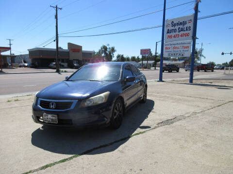 2008 Honda Accord for sale at Springs Auto Sales in Colorado Springs CO