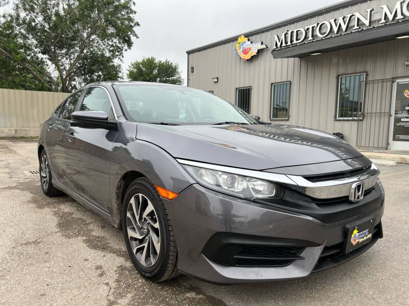 2018 Honda Civic for sale at Midtown Motor Company in San Antonio TX