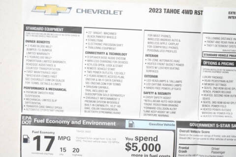 2023 Chevrolet Tahoe RST