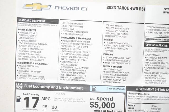 2023 Chevrolet Tahoe RST