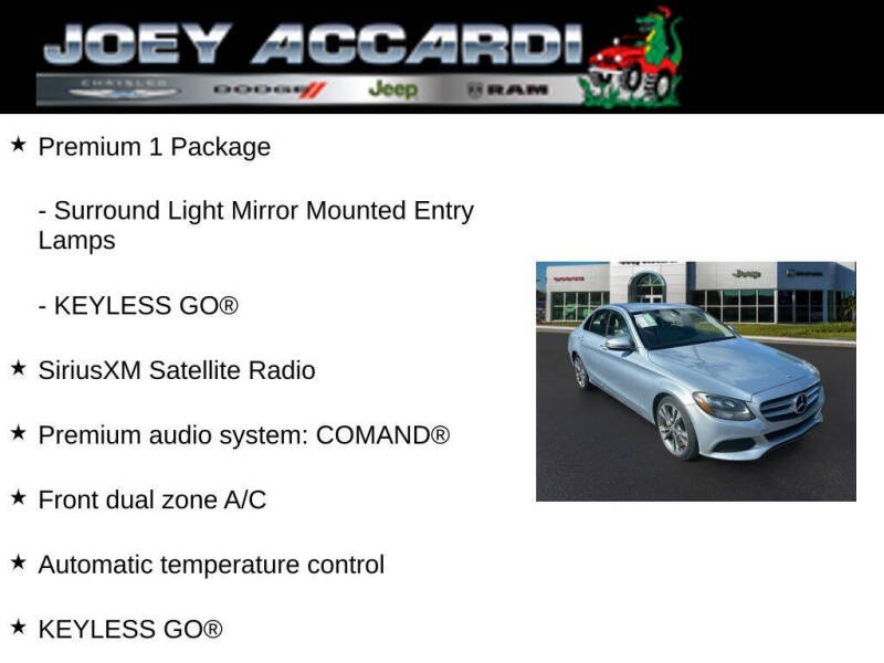 2016 Mercedes-Benz C-Class C 300