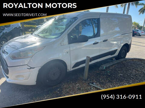 2016 Ford Transit Connect for sale at ROYALTON MOTORS in Plantation FL