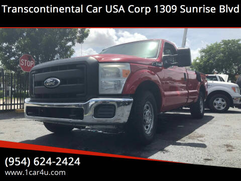 2011 Ford F-250 Super Duty for sale at Transcontinental Car in Fort Lauderdale FL