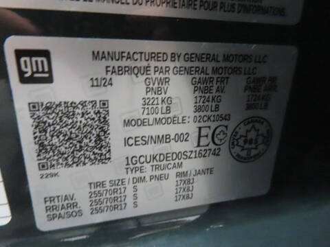 2025 Chevrolet Silverado 1500