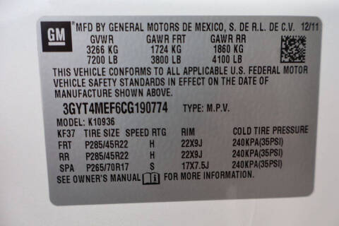 2012 Cadillac Escalade EXT Luxury