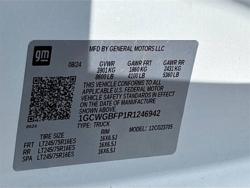 2024 Chevrolet Express 2500