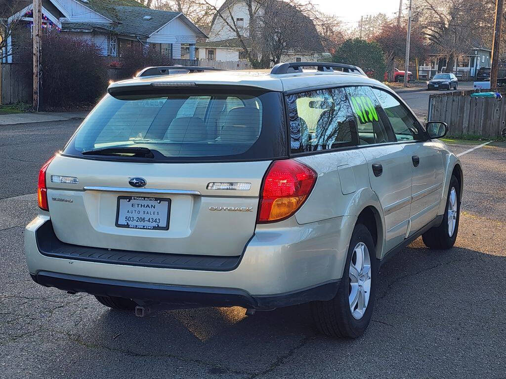 2007 Subaru Outback for sale at ETHAN AUTO SALES LLC in Portland, OR