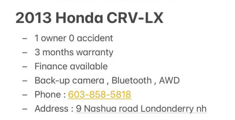 2013 Honda CR-V LX