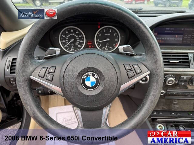 2008 BMW 6 Series 650i