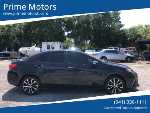 2017 Toyota Corolla for sale at Prime Motors in Sarasota FL