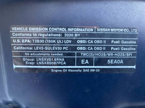 2020 Nissan Kicks SR