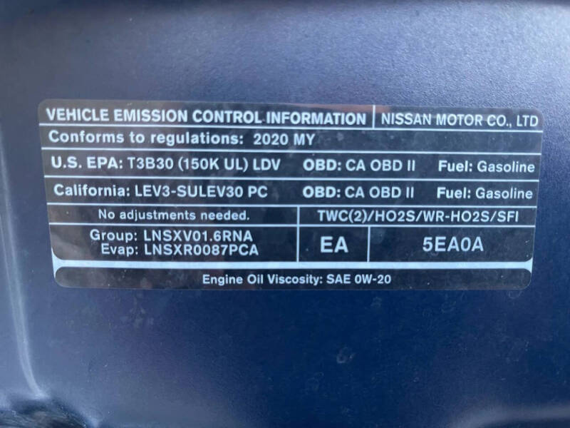 2020 Nissan Kicks SR